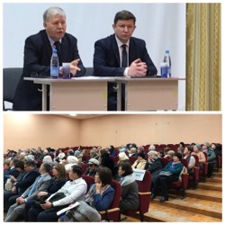 В 15 избирательном округе состоялась информационная встреча главы Администрации г.Волгодонска С.М.Макарова с жителями города.